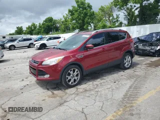 2016 Ford Escape Titanium with VIN 1FMCU9J95GUC62551, listed as a Copart auction lot 61022805 with 196,197 mi miles and Salvage title. Bid and sale history available at DreamBid. Image 1.