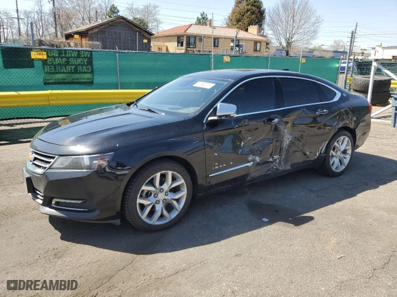 2017 Chevrolet Impala Premier with VIN 2G1145S37H9120370, listed as a Copart auction lot 52884775 with 164,112 mi miles and Salvage Title. Bid and sale history available at carsss.com. Image 1.