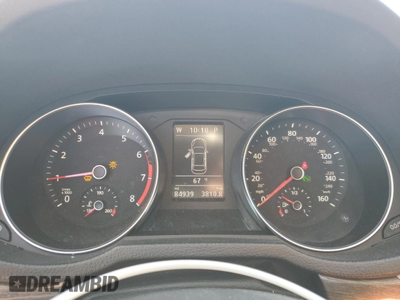 2016 Volkswagen Passat SE z VIN 1VWBT7A36GC003556, wystawiony jako Copart lot #55245595 z przebiegiem 84 939 mil mil oraz Szkoda całkowita • Salvage title. Historia ofert i sprzedaży dostępna na DreamBid. Obrazek 9.