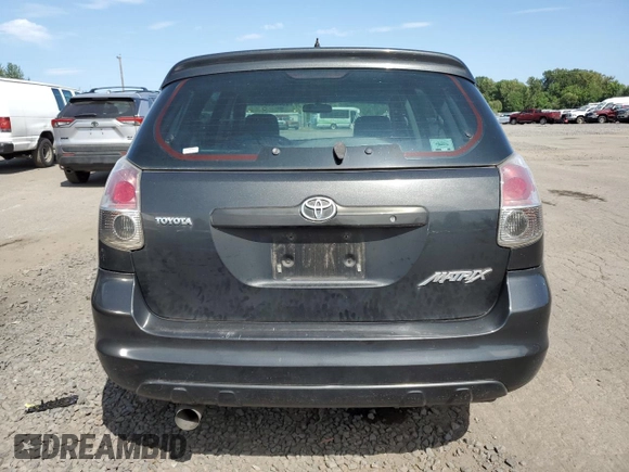 2006 Toyota Matrix STD with VIN 2T1KR32E86C594229, listed as a Copart auction lot 59302585 with 200,126 mi miles and Clean title. Bid and sale history available at DreamBid. Image 6.