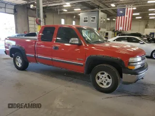 2002 Chevrolet Silverado 1500 LT with VIN 2GCEK19T021379334, listed as a Copart auction lot 55966035 with 181,314 mi miles and Clean Title. Bid and sale history available at DreamBid. Image 4.