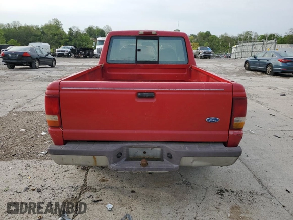 1996 Ford Ranger XL with VIN 1FTCR14U6TPA93172, listed as a Copart auction lot 54744295 with 151,148 mi miles and Salvage title. Bid and sale history available at DreamBid. Image 6.