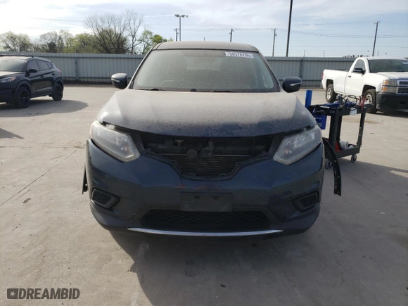 2015 Nissan Rogue SV with VIN KNMAT2MV4FP581998, listed as a Copart auction lot 50576705 with 138,517 mi miles and Salvage Title. Bid and sale history available at carsss.com. Image 5.