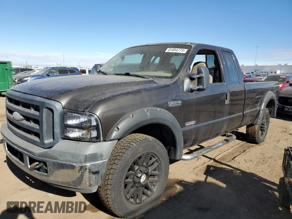 2007 Ford F-250 XL with VIN 1FTSX21P47EA51333, listed as a Copart auction lot 81054774 with Not Provided miles and Salvage Title. Bid and sale history available at DreamBid. Image 2.
