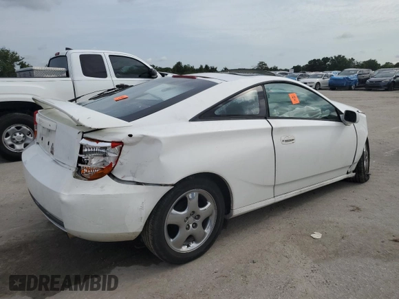 2002 Toyota Celica GT z VIN JTDDR32T420137543, wystawiony jako Copart lot #71398604 z przebiegiem 168 767 mil mil oraz Szkoda całkowita • Salvage title. Historia ofert i sprzedaży dostępna na DreamBid. Obrazek 3.