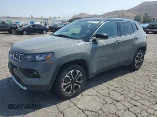 2022 Jeep Compass Limited с VIN 3C4NJDCB7NT117219, выставлен на аукционе Copart как лот 60330765 с пробегом 25 760 миль миль и Списание • Salvage title. История ставок и продаж доступна на DreamBid. Изображение 1.