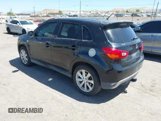 2014 Mitsubishi Outlander Sport ES with VIN 4A4AR3AUXEE019042, listed as a IAAI auction lot 42053509 with 133,760 mi miles. Bid and sale history available at carsss.com. Image 3.