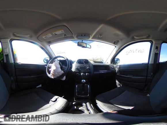 2013 Jeep Compass Latitude with VIN 1C4NJDEB2DD263920, listed as a IAAI auction lot 41832542 with 128,018 mi miles. Bid and sale history available at carsss.com. Image 18.