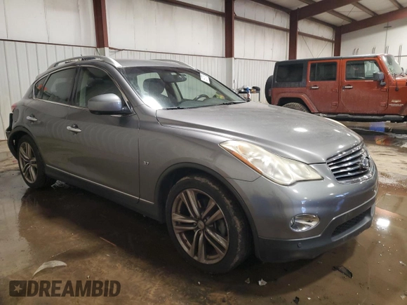2014 Infiniti QX50 Journey with VIN JN1BJ0HR8EM191954, listed as a Copart auction lot 88977595 with 152,870 mi miles and Salvage Title. Bid and sale history available at carsss.com. Image 4.