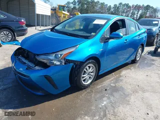 2019 Toyota Prius L Eco with VIN JTDKARFU6K3095072, listed as a IAAI auction lot 41853759 with 17,891 mi miles. Bid and sale history available at carsss.com. Image 18.