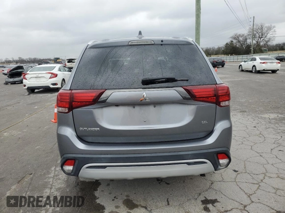2020 Mitsubishi Outlander ES with VIN JA4AZ3A36LZ021000, listed as a Copart auction lot 49461295 with 77,570 mi miles and Salvage title. Bid and sale history available at DreamBid. Image 6.