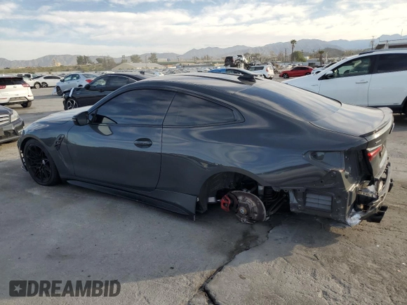 2023 BMW M4 Competition xDrive z VIN WBS43AZ02PCL21167, wystawiony jako Copart lot #50194395 z przebiegiem 34 506 mil mil oraz Szkoda całkowita • Salvage title. Historia ofert i sprzedaży dostępna na DreamBid. Obrazek 2.