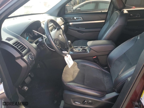 2018 Ford Explorer XLT with VIN 1FM5K7D83JGC94345, listed as a Copart auction lot 42829585 with 58,292 mi miles and Salvage Title. Bid and sale history available at carsss.com. Image 7.
