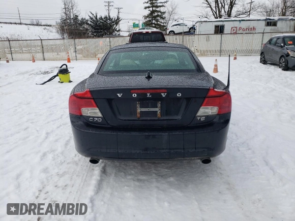 2012 Volvo C70 T5 with VIN YV1672MC6CJ126734, listed as a Copart auction lot 45859375 with 116,188 mi miles and Salvage Title. Bid and sale history available at carsss.com. Image 6.