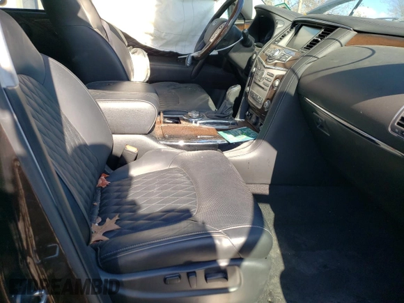 2018 Infiniti QX56 8-passenger with VIN JN8AZ2NC9J9440597, listed as a Copart auction lot 78567424 with 94,218 mi miles and Salvage Title. Bid and sale history available at carsss.com. Image 7.