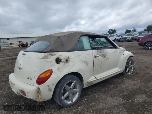2005 Chrysler PT Cruiser GT with VIN 3C3AY75S65T500209, listed as a Copart auction lot 58399095 with 68,890 mi miles and Salvage title. Bid and sale history available at DreamBid. Image 3.