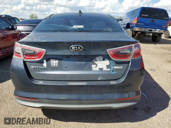 2014 Kia Optima Hybrid LX with VIN KNAGM4AD7E5071358, listed as a Copart auction lot 71671524 with 177,841 mi miles and Clean Title. Bid and sale history available at carsss.com. Image 6.
