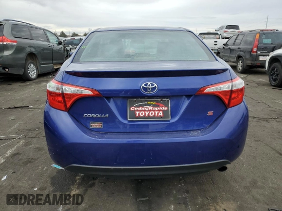 2016 Toyota Corolla L with VIN 5YFBURHE5GP462443, listed as a Copart auction lot 45673885 with 86,579 mi miles and Salvage Title. Bid and sale history available at DreamBid. Image 6.