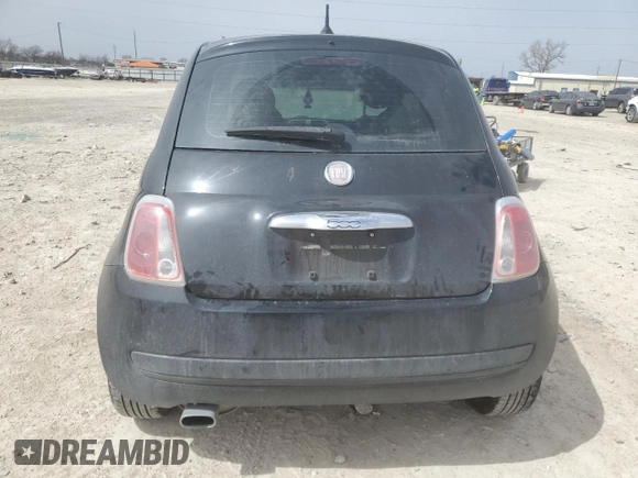 2012 FIAT 500 Pop with VIN 3C3CFFAR3CT383018, listed as a Copart auction lot 48038175 with 105,136 mi miles and Salvage Title. Bid and sale history available at carsss.com. Image 6.
