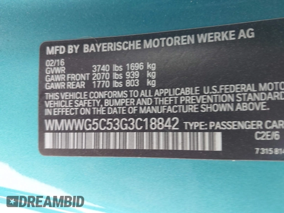2016 MINI Convertible z VIN WMWWG5C53G3C18842, wystawiony jako IAAI lot #41864596 z przebiegiem 91 253 mil mil oraz . Historia ofert i sprzedaży dostępna na DreamBid. Obrazek 9.