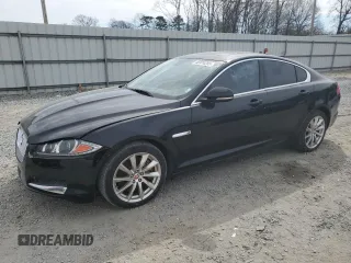 2015 Jaguar XF I4 T Premium with VIN SAJWA0FS2FPU48094, listed as a Copart auction lot 46974285 with 0 mi miles and Clean Title. Bid and sale history available at carsss.com. Image 1.