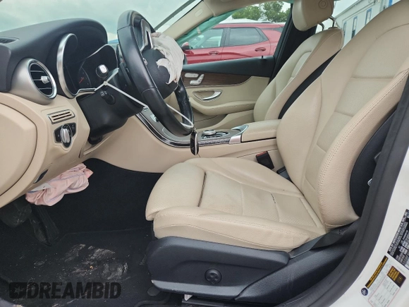 2019 Mercedes-Benz C 300 with VIN 55SWF8EB7KU309453, listed as a Copart auction lot 60750895 with Not provided miles and Salvage title. Bid and sale history available at DreamBid. Image 7.