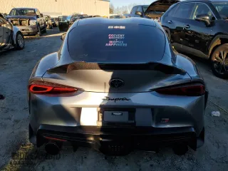 2022 Toyota GR Supra 3.0 with VIN WZ1DB0C08NW053820, listed as a Copart auction lot 41366175 with 13,429 mi miles and Salvage Title. Bid and sale history available at carsss.com. Image 6.