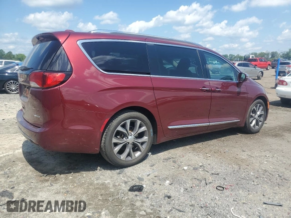 2017 Chrysler Pacifica Limited z VIN 2C4RC1GG9HR803866, wystawiony jako Copart lot #58825685 z przebiegiem 90 872 mil mil oraz Szkoda całkowita • Salvage title. Historia ofert i sprzedaży dostępna na DreamBid. Obrazek 3.