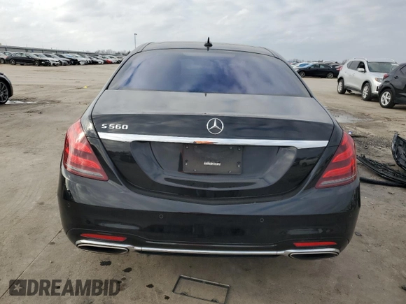 2018 Mercedes-Benz S 560 with VIN WDDUG8DB0JA421872, listed as a Copart auction lot 44194975 with 73,566 mi miles and Salvage Title. Bid and sale history available at carsss.com. Image 6.