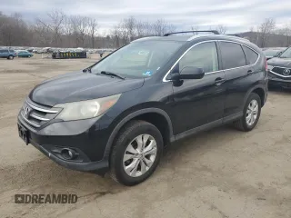 2012 Honda CR-V EX-L with VIN 5J6RM4H74CL002609, listed as a Copart auction lot 48864135 with 257,252 mi miles and Salvage title. Bid and sale history available at DreamBid. Image 1.