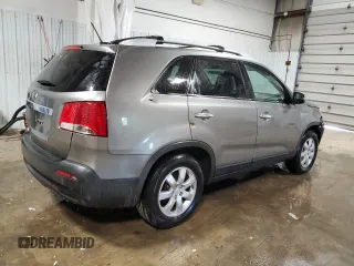 2012 Kia Sorento LX with VIN 5XYKT3A69CG205741, listed as a Copart auction lot 54657155 with 178,794 mi miles and Salvage Title. Bid and sale history available at DreamBid. Image 3.