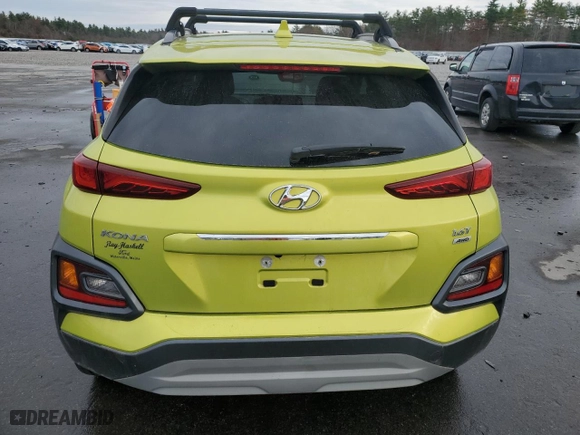 2019 Hyundai Kona Limited with VIN KM8K3CA59KU233460, listed as a Copart auction lot 78983684 with 46,851 mi miles and Salvage Title. Bid and sale history available at carsss.com. Image 6.