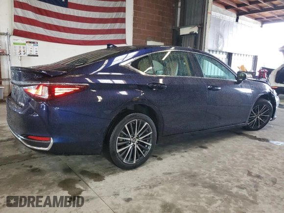 2023 Lexus ES with VIN 58ADA1C1XPU031207, listed as a Copart auction lot 45008645 with 50,132 mi miles and Salvage Title. Bid and sale history available at carsss.com. Image 3.
