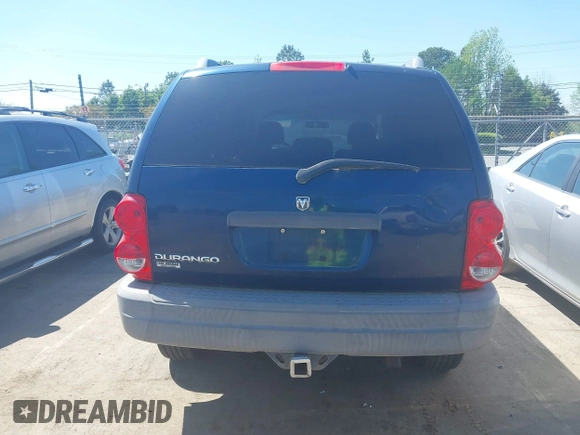 2006 Dodge Durango SXT with VIN 1D4HB38N16F101510, listed as a IAAI auction lot 41960996 with 332,147 mi miles and . Bid and sale history available at DreamBid. Image 16.