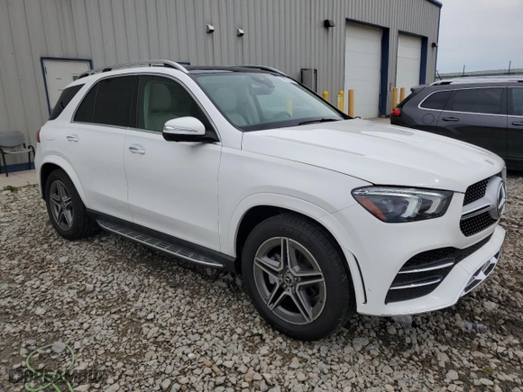 2022 Mercedes-Benz GLE with VIN 4JGFB4KB9NA826496, listed as a Copart auction lot 59017394 with 1,695 mi miles and Non Repairable. Bid and sale history available at carsss.com. Image 4.