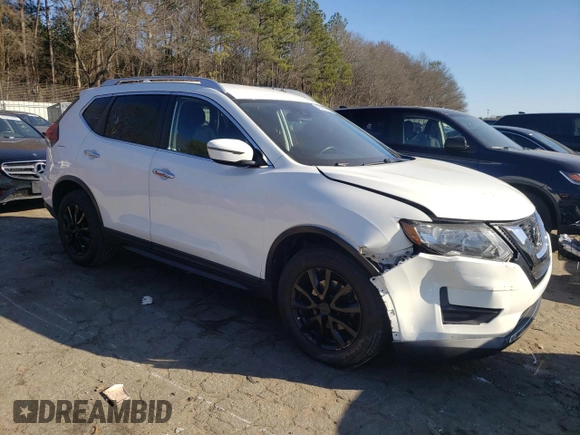 2020 Nissan Rogue SV with VIN KNMAT2MT8LP507493, listed as a Copart auction lot 46482195 with 164,576 mi miles and Salvage title. Bid and sale history available at DreamBid. Image 4.