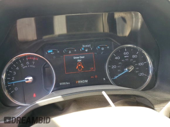2020 Ford F-250 XL with VIN 1FT7W2BN2LED63473, listed as a Copart auction lot 58269665 with 91,190 mi miles and Salvage title. Bid and sale history available at DreamBid. Image 9.