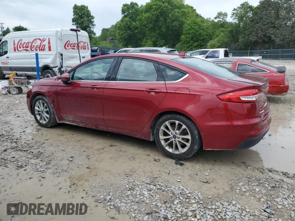 2019 Ford Fusion SE with VIN 3FA6P0HD3KR228841, listed as a Copart auction lot 53509655 with 111,984 mi miles and Salvage Title. Bid and sale history available at DreamBid. Image 2.
