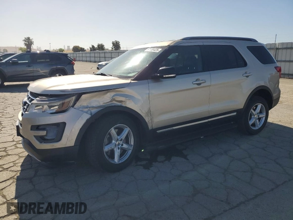 2017 Ford Explorer XLT z VIN 1FM5K8DH1HGD56468, wystawiony jako Copart lot #57130425 z przebiegiem 83 459 mil mil oraz Szkoda całkowita • Salvage title. Historia ofert i sprzedaży dostępna na DreamBid. Obrazek 1.