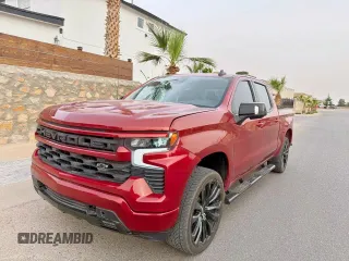 2024 Chevrolet Silverado 1500 with VIN 3GCPADEK4RG119854, listed as a Copart auction lot 55273895 with 6,635 mi miles and Salvage Title. Bid and sale history available at DreamBid. Image 2.