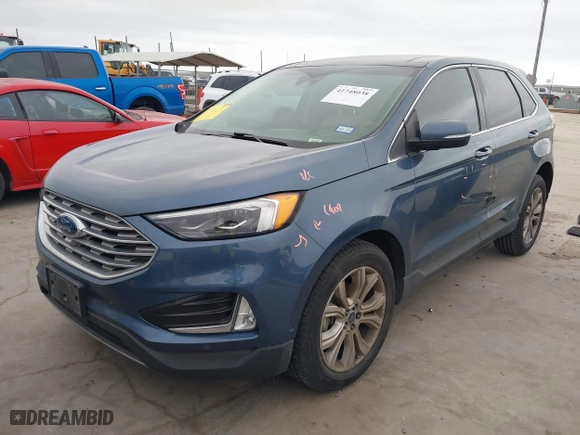 2019 Ford Edge Titanium with VIN 2FMPK3K91KBC22727, listed as a IAAI auction lot 41748038 with 93,788 mi miles. Bid and sale history available at carsss.com. Image 18.