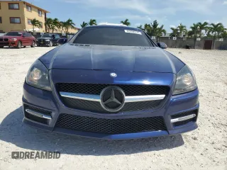 2013 Mercedes-Benz SLK 250 with VIN WDDPK4HA1DF055417, listed as a Copart auction lot 62498335 with 74,296 mi miles and Salvage title. Bid and sale history available at DreamBid. Image 5.