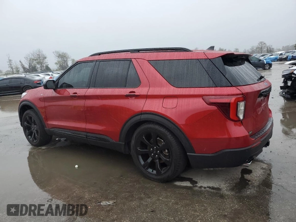 2023 Ford Explorer ST-Line with VIN 1FMSK7KH1PGB70928, listed as a Copart auction lot 42332265 with 16,971 mi miles and Salvage Title. Bid and sale history available at carsss.com. Image 2.