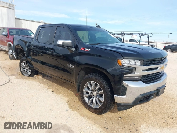 2021 Chevrolet Silverado 1500 LT with VIN 1GCUYDED9MZ178701, listed as a IAAI auction lot 41085034 with 81,682 mi miles. Bid and sale history available at carsss.com. Image 1.