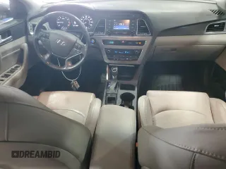 2015 Hyundai Sonata Sport with VIN 5NPE34AF7FH047528, listed as a Copart auction lot 54252645 with 58,703 mi miles and Salvage title. Bid and sale history available at DreamBid. Image 8.