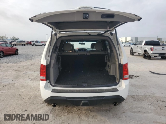 2012 Honda Pilot EX-L with VIN 5FNYF3H53CB033826, listed as a Copart auction lot 47362605 with 111,710 mi miles and Salvage Title. Bid and sale history available at DreamBid. Image 6.