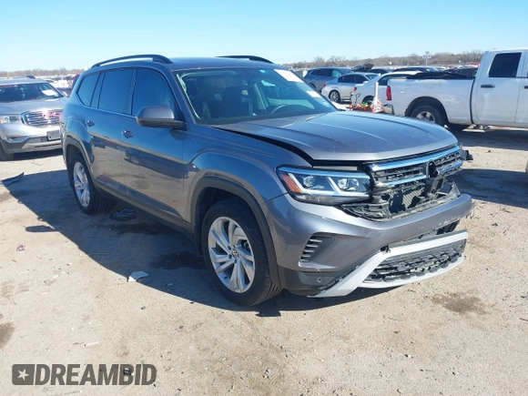 2023 Volkswagen Atlas SE with VIN 1V2JR2CA4PC538749, listed as a IAAI auction lot 41206267 with 23,197 mi miles and . Bid and sale history available at DreamBid. Image 1.