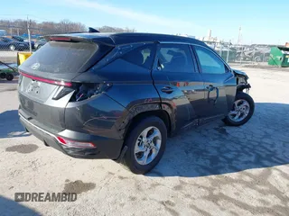 2022 Hyundai Tucson SEL with VIN 5NMJB3AEXNH108398, listed as a IAAI auction lot 41686201 with 46,670 mi miles. Bid and sale history available at carsss.com. Image 4.