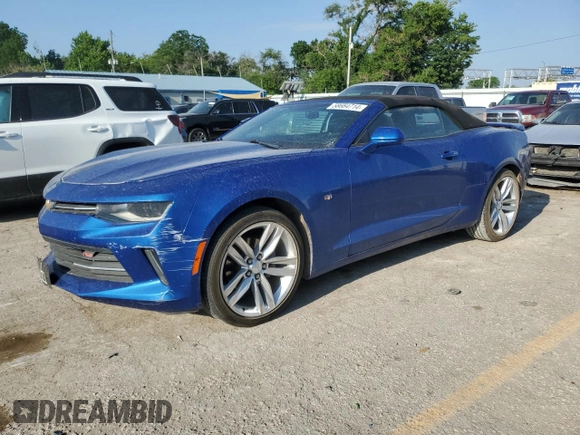 2016 Chevrolet Camaro 2LT z VIN 1G1FD3DS0G0168879, wystawiony jako Copart lot #58664714 z przebiegiem 19 295 mil mil oraz Szkoda całkowita • Salvage title. Historia ofert i sprzedaży dostępna na DreamBid. Obrazek 1.