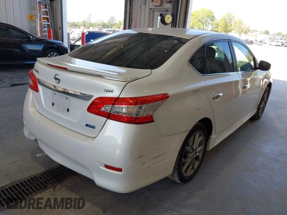 2013 Nissan Sentra S with VIN 3N1AB7AP9DL704552, listed as a IAAI auction lot 40259803 with 158,829 mi miles and . Bid and sale history available at DreamBid. Image 4.